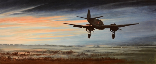 Beaufighter Dawn Landing at Fairwood Common_2